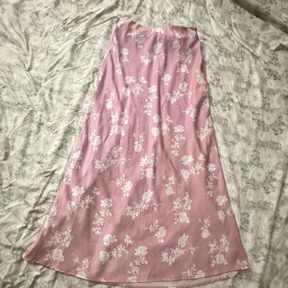 Urban Outfitters Light Pink Floral Fabric